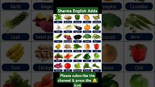 Names of Vegetables Sabjiyon ke Naam [upl. by Lovell997]