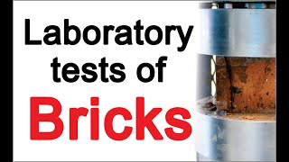 Laboratory tests of bricks Civil Engineering all subject topics Building materials lectures notes [upl. by Alyakim]