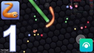 Slitherio  Gameplay Walkthrough Part 1 iOS Android [upl. by Schlosser]