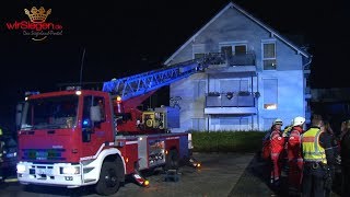 Brand in Erdgeschosswohnung fordert 50000 Euro Sachschaden WilnsdorfNRW [upl. by Aryajay]