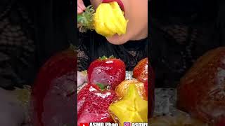 Candied Baby Pineapple Tanghulu asmr food [upl. by Anniken]