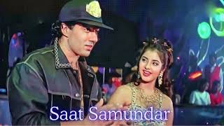 Saat Samundar Paar Main Tere  HD VIDEO SONG  Vishwatma 1992  Sadhana Sargam Sunny Deol Divya [upl. by Grier]