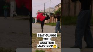 BEAT GUARDS WITH QUESTION MARK KICK Karate martialarts fighting [upl. by Otreblide]