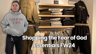 Fear of God Essentials FW24 VLOG  LWH Clothing Samples are in [upl. by Auehsoj841]