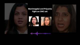 Manimegalai and Priyanka fight  Full Audio  manimegalai priyankadespandecwc vijaytv [upl. by Iinden]