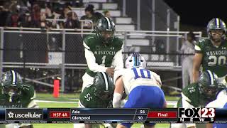 Highlights Muskogee blows out Sapulpa 577 [upl. by Asserat420]