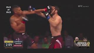 Islam Makhachev vs Kajan Johnson Highlights [upl. by Carli113]