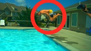 DIVING AT 3FT IN SUPER SLOW MOTION  Slow Mo Lab HD [upl. by Alyak]