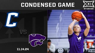 Creighton vs 10 Kansas State Condensed Game  202425 Big 12 Womens Basketball [upl. by Gillead]