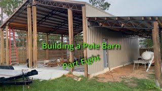 Building an Enclosed Pole Barn Part 9 [upl. by Rosette669]