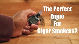 Zippo Double Butane Lighter Insert Review Can we Finally Use Zippo to light Cigars [upl. by Aurthur]