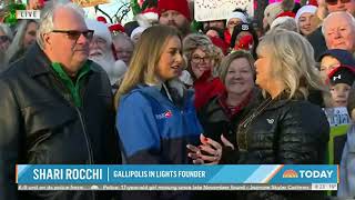 Gallipolis In Lights on NBC Today Show Christmas Lights Display [upl. by Gonzalo]