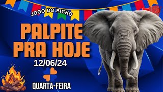 PALPITE DO DIA 12062024  JOGO DO BICHO 🍀 TODAS AS LOTERIAS 🍀 [upl. by Harte]