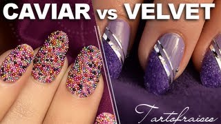 Nail art  tendance Velvet amp Caviar manucure [upl. by Oak]