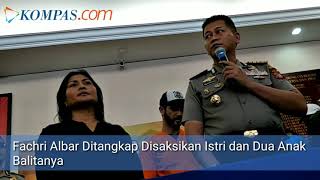 Fachri Albar Ditangkap Disaksikan Istri dan Dua Anak Balitanya [upl. by Liw]