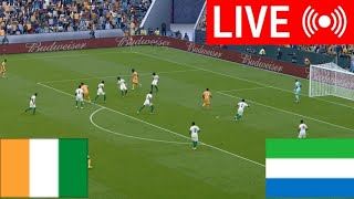 🔴LIVE Côte dIvoire vs Sierra Leone  Éliminatoires PES 21 Video Simulation And Live Score [upl. by Llennyl993]