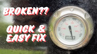 How to Replace a Broken Thermometer on a Weber Gas Grill [upl. by Tita]