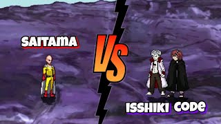 Saitama Vs Isshiki and Code one punch man x naruto fights  mugen [upl. by Mensch]