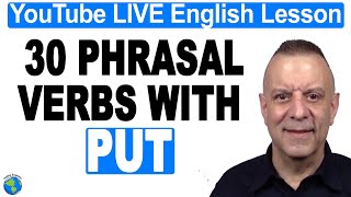 30 Phrasal Verbs With PUT [upl. by Aelat545]