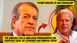 UAU Valdemar da Costa chama José Dirceu de melhor presidente de partido [upl. by Arin]