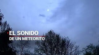 EXPLOSIÓNSÓNICA  Así se escuchó la caída de un meteorito en Indiana Estados Unidos [upl. by Bergh]