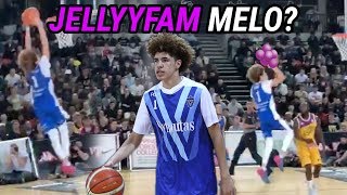 LaMelo Ball Takes Over London With 39 POINT TRIPLE DOUBLE vs GROWN MEN Big JELLY amp Self Alley Oop [upl. by Bridwell]