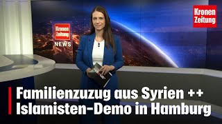 Familienzuzug aus Syrien  IslamistenDemo in Hamburg  kronetv NEWS [upl. by Nolte]