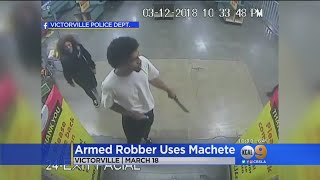 Caught On Video Machete Attack At Grocery Store Might Be Linked To Recent Violent Ambushes [upl. by Suicul]