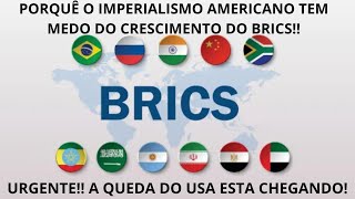 URGENTE IMPERIALISMO AMERICANO AMEAÇADO PELO CRESCIMENTO DO BRICS O IMPERIO ESTÁ CAIDO [upl. by Caria479]