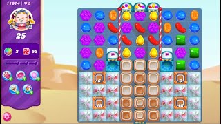 Candy Crush Saga Level 11074 No Boosters [upl. by Mellar]