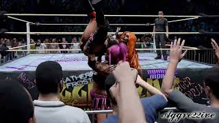 AVALANCHE vs BLAZE  Aggre22ive  WWE 2K23 [upl. by Tenner]