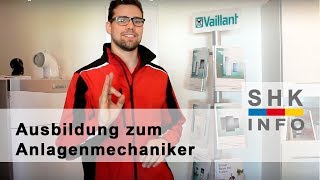 Ausbildung zum Anlagenmechaniker für Sanitär Heizungs und Klimatechnik [upl. by Marek581]