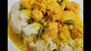 EASY GREEN CURRY CHICKEN RECIPE [upl. by Aspasia]