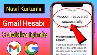 Telefon Numarası ve Kurtarma Epostası Olmadan Gmail Hesabı Nasıl Kurtarılır  Google Kurtarma [upl. by Saiff]