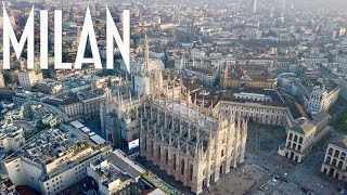 Milan City By Drone  Milano The Changing City  4K UHD drone footage [upl. by Atalya]