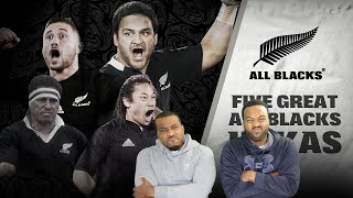 MY BROTHER FIRST TIME REACTING TOFive Great All Blacks Haka HE LOVE THE PASSION [upl. by Peery571]