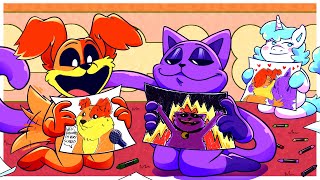 CatNap X DogDay amp CraftyCorns Fanfiction Art 🎨  Poppy Playtime Chapter 3┃Comic Dub [upl. by Fein144]