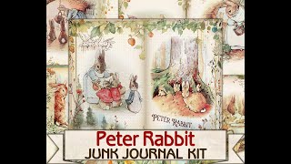 World Peter Rabbit junk journal kit [upl. by Sanjay]