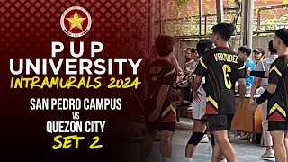 PUP University Intramurals • San Pedro Campus vs Quezon City • Set 2 [upl. by Sion]