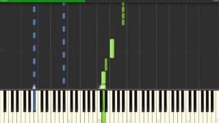 ♫ Everything is Awesome  The Lego Movie Piano Tutorial Synthesia ♫ [upl. by Aicirtan]