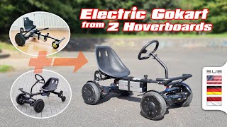 Selbstmontage Elektrisches Go Kart aus zwei Hoverboards [upl. by Ayanej785]