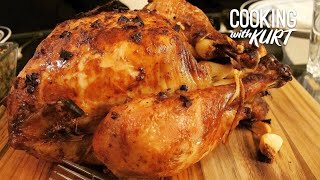 Lechon Manok Filipino Roast Chicken and Gravy  Cooking with Kurt [upl. by Sukramal]