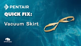 Pentair Kreepy Krauly Great White Vacuum Skirt  Quick Fix [upl. by Nnaeus430]