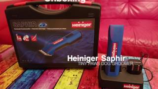 Unboxing of Heiniger Saphir Cordless Clippers [upl. by Aivull]