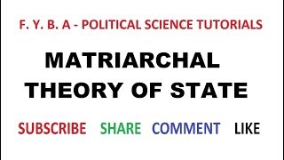 The Matriarchal Theory of State  IV [upl. by Luthanen]