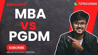 MBA Vs PGDM Which is better  I Reality check on MBA and PGDM [upl. by Julius]