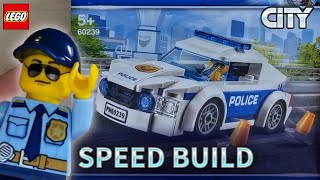 LEGO® 60239 CITY Police Patrol Car Speed Build UNBOXING [upl. by Eybbob]