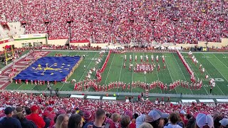 IU Marching Hundred Pregame 11924 vs Michigan [upl. by Zeuqram711]