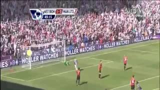 Manchester United 55 West Brom 2013 Full Goals amp Highlights [upl. by Bowler]