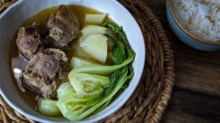 Filipino Style Oxtail Lauya Nana and Mom’s Recipe Simple Yet Flavorful Pinoy Comfort Soup [upl. by Leval]